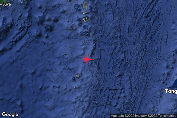 Estremo Terremoto M6.8 epicentro Fiji Islands region [Sea: Fiji] alle 08:09:14 (07:09:14 UTC)