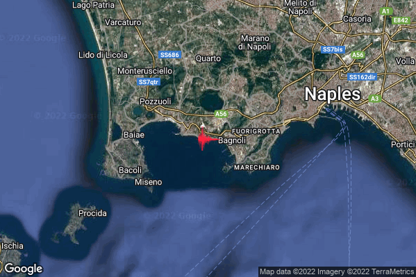 21:17:43 M2.1 epicentro “Campi Flegrei” 21:17:43 M2.1 epicentro “Campi Flegrei”