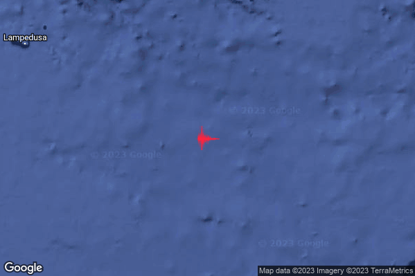 Moderato Terremoto M3.4 epicentro Malta [Sea] alle 14:56:23 (13:56:23 UTC)