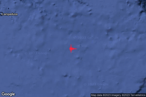 Moderato Terremoto M3.5 epicentro Malta [Sea] alle 15:21:13 (14:21:13 UTC)