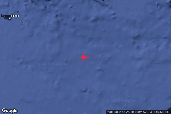 Moderato Terremoto M3.6 epicentro Malta [Sea] alle 13:49:23 (12:49:23 UTC)