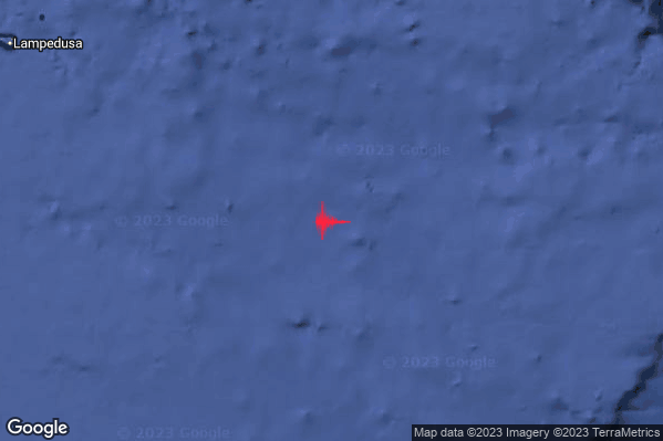 Moderato Terremoto M3.5 epicentro Malta [Sea] alle 16:28:01 (15:28:01 UTC)
