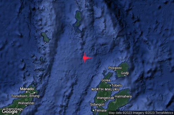 Violento Terremoto M5.9 epicentro Indonesia [Sea] alle 03:13:18 (02:13:18 UTC)