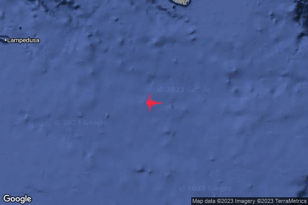 Distinto Terremoto M3.8 epicentro Malta [Sea] alle 07:44:06 (06:44:06 UTC)