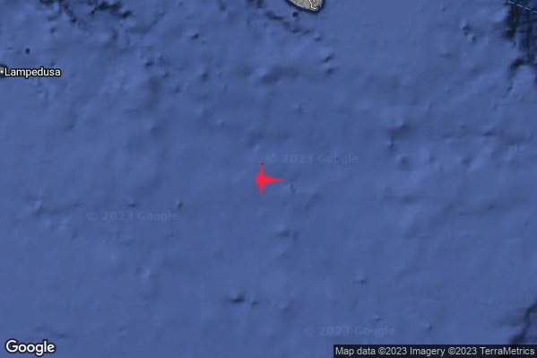 Leggero Terremoto M3.2 epicentro Malta [Sea] alle 13:09:57 (12:09:57 UTC)