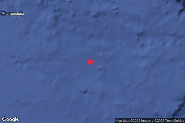 Moderato Terremoto M3.6 epicentro Malta [Sea] alle 15:40:57 (14:40:57 UTC)