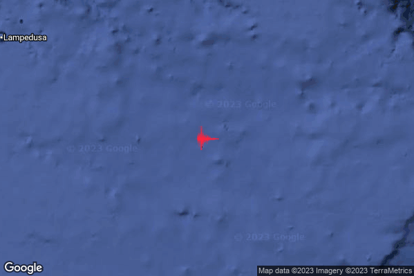 Moderato Terremoto M3.7 epicentro Malta [Sea] alle 02:05:19 (01:05:19 UTC)