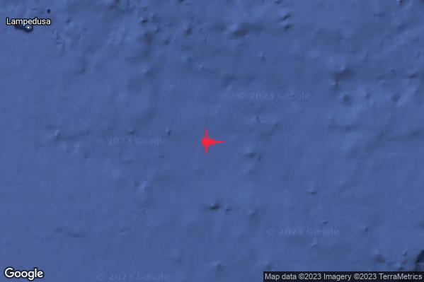 Moderato Terremoto M3.3 epicentro Malta [Sea] alle 13:22:00 (12:22:00 UTC)