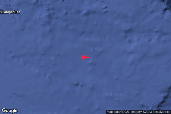 Distinto Terremoto M4.2 epicentro Malta [Sea] alle 18:38:07 (17:38:07 UTC)
