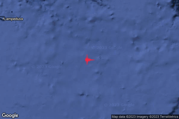 Distinto Terremoto M3.8 epicentro Malta [Sea] alle 21:10:01 (20:10:01 UTC)