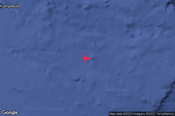 Moderato Terremoto M3.7 epicentro Malta [Sea] alle 20:02:44 (19:02:44 UTC)