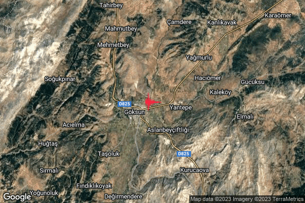 17:43:34 M4.8 epicentro “Turkey”