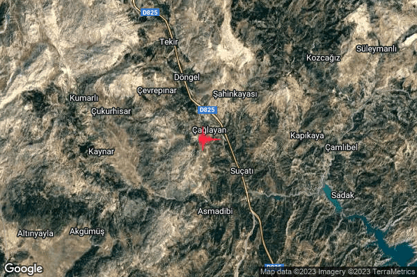 21:44:05 M4.9 epicentro “Turkey”