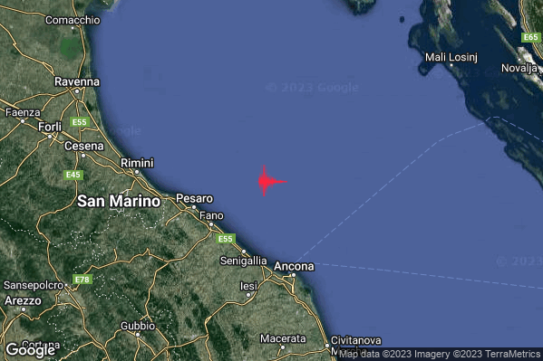 28:50 M2.1 epicentro “Costa Marchigiana Pesarese (Pesaro-Urbino)”