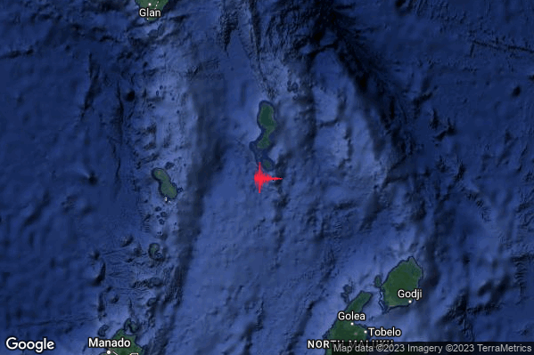 Violento Terremoto M6.0 epicentro Talaud Islands Indonesia [Sea: Indonesia] alle 09:55:09 (08:55:09 UTC)