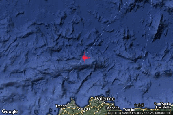15:40:12 M2.1 epicentro “Tirreno Meridionale (MARE)”