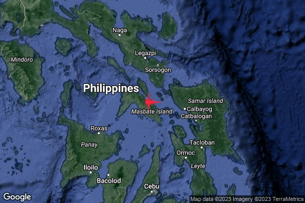 Violento Terremoto M6.0 epicentro Philippines [Sea] alle 19:10:12 (18:10:12 UTC)