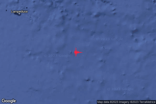 Leggero Terremoto M3.1 epicentro Malta [Sea] alle 10:18:45 (09:18:45 UTC)