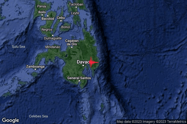 Violento Terremoto M5.8 epicentro Philippines [Land] alle 07:02:32 (06:02:32 UTC)
