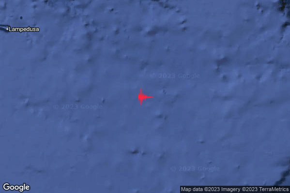 Leggero Terremoto M3.1 epicentro Malta [Sea] alle 05:22:05 (04:22:05 UTC)