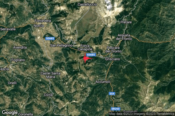 Lieve Terremoto M2.0 epicentro 5 km NW Accumoli (RI) alle 08:30:32 (07:30:32 UTC)