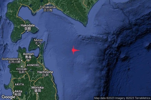 Violento Terremoto M6.0 epicentro Japan [Sea] alle 11:18:29 (09:18:29 UTC)