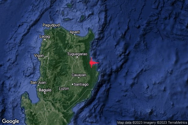 Severo Terremoto M5.5 epicentro Philippines [Sea] alle 11:19:20 (09:19:20 UTC)
