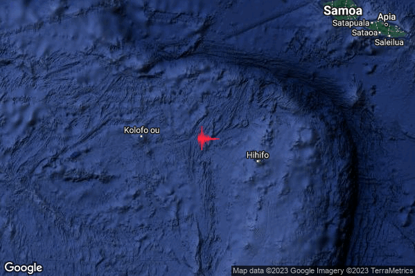 Estremo Terremoto M7.3 epicentro Tonga Islands [Sea: Tonga] alle 18:02:00 (16:02:00 UTC)