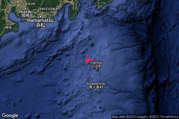 Violento Terremoto M5.7 epicentro Southeast of Honshu Japan [Sea: Japan] alle 10:11:58 (08:11:58 UTC)