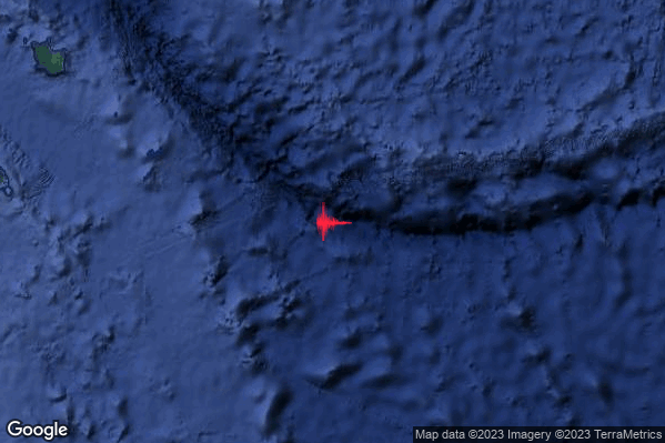 Estremo Terremoto M7.5 epicentro New Caledonia [Sea] alle 04:57:03 (02:57:03 UTC)