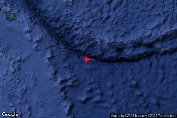 Severo Terremoto M5.6 epicentro New Caledonia [Sea] alle 04:09:56 (02:09:56 UTC)