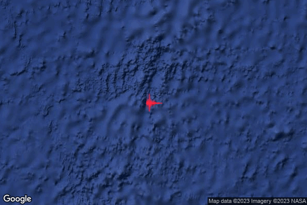 Severo Terremoto M5.6 epicentro Northern Mid-Atlantic Ridge [Sea] alle 21:08:54 (19:08:54 UTC)