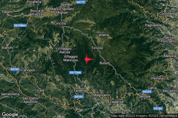 Lieve Terremoto M2.0 epicentro 6 km N Albi (CZ) alle 08:52:19 (06:52:19 UTC)