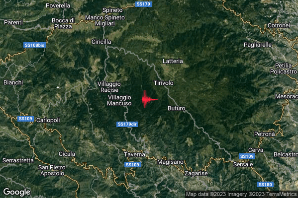 Debole Terremoto M2.3 epicentro 6 km N Albi (CZ) alle 12:51:20 (10:51:20 UTC)