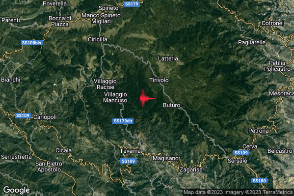 Lieve Terremoto M2.2 epicentro 6 km N Albi (CZ) alle 12:42:20 (10:42:20 UTC)