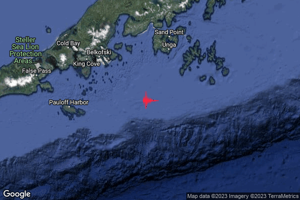 Estremo Terremoto M7.0 epicentro Alaska Peninsula United States [Sea: United States] alle 08:48:22 (06:48:22 UTC)