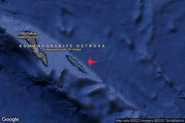 Violento Terremoto M5.7 epicentro Russia [Sea] alle 18:49:58 (16:49:58 UTC)