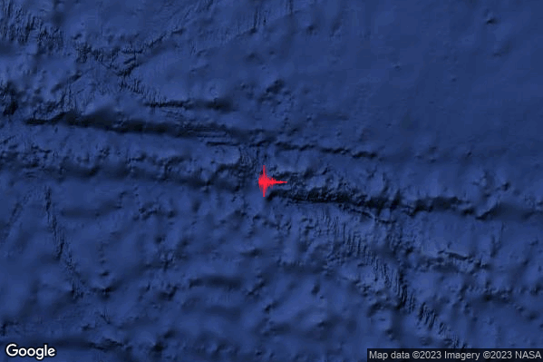 Severo Terremoto M5.5 epicentro Northern Mid-Atlantic Ridge [Sea] alle 16:10:26 (14:10:26 UTC)