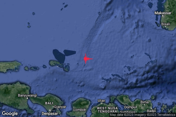 Estremo Terremoto M6.5 epicentro Indonesia [Sea] alle 21:55:32 (19:55:32 UTC)