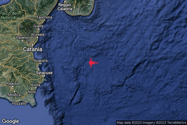15:29:49 M2.7 epicentro “Mar Ionio Meridionale (MARE)” 15:29:49 M2.7 epicentro “Mar Ionio Meridionale (MARE)”
