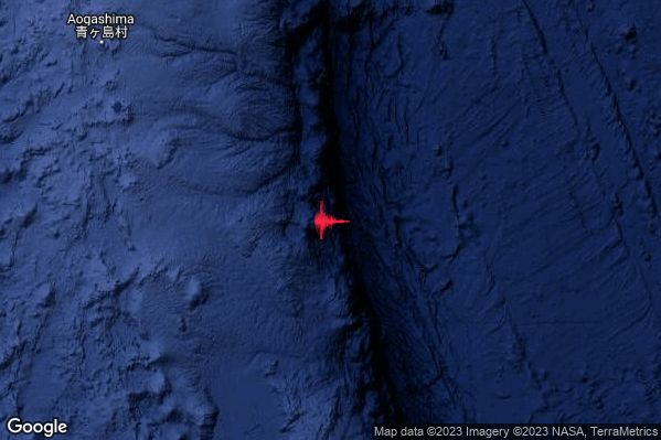 Violento Terremoto M6.0 epicentro Southeast of Honshu Japan [Sea: Japan] alle 23:22:12 (21:22:12 UTC)