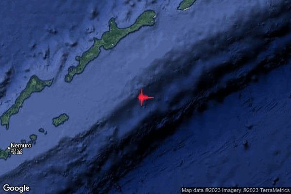 Violento Terremoto M6.0 epicentro Conflict zone Japan/Russia [Sea] alle 19:40:10 (17:40:10 UTC)