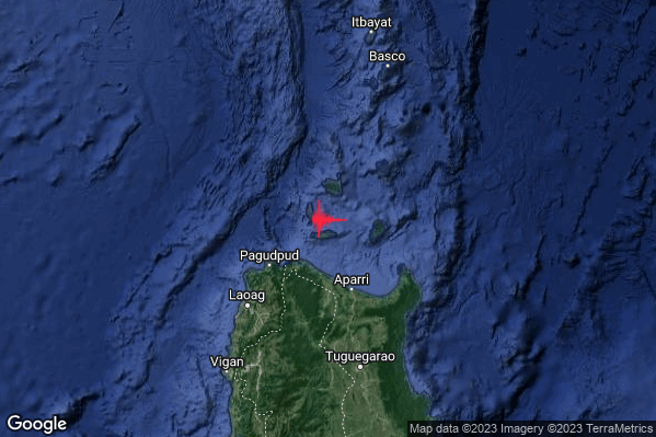 Violento Terremoto M5.8 epicentro Philippines [Sea] alle 05:35:11 (03:35:11 UTC)