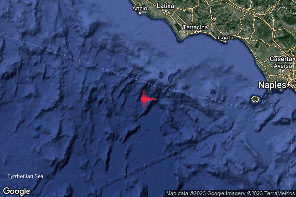 06:30:16 M2.1 epicentro “Tirreno Centrale (MARE)”