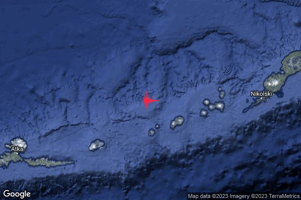 Violento Terremoto M5.7 epicentro Fox Islands Aleutian Islands United States [Sea: United States] alle 04:41:14 (02:41:14 UTC)