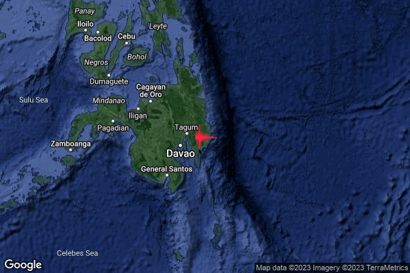 Violento Terremoto M5.9 epicentro Philippines [Land] alle 20:58:52 (18:58:52 UTC)