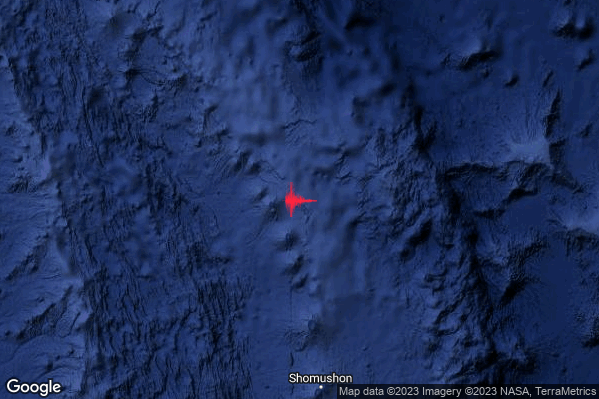 Estremo Terremoto M6.7 epicentro Northern Mariana Islands-Guam [Sea] alle 10:05:02 (09:05:02 UTC)