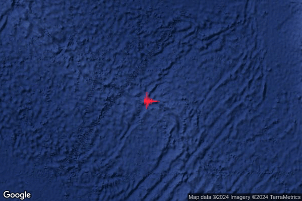 Severo Terremoto M5.6 epicentro Carlsberg Ridge [Sea] alle 12:46:33 (11:46:33 UTC)