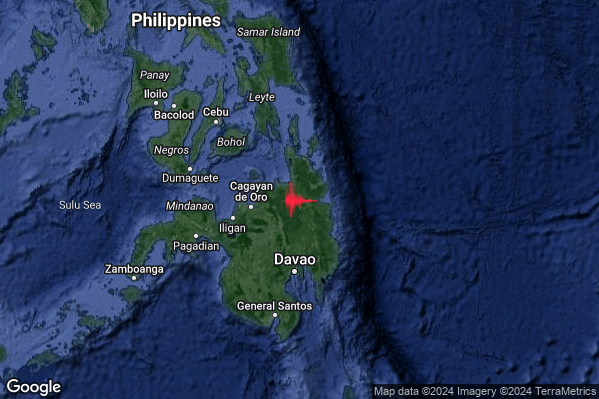 Violento Terremoto M5.7 epicentro Philippines [Land] alle 04:22:07 (03:22:07 UTC)