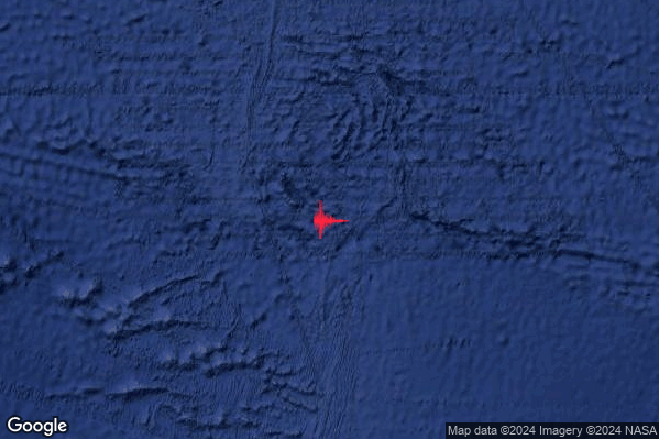 Violento Terremoto M6.1 epicentro Southern East Pacific Rise [Sea] alle 02:51:18 (01:51:18 UTC)